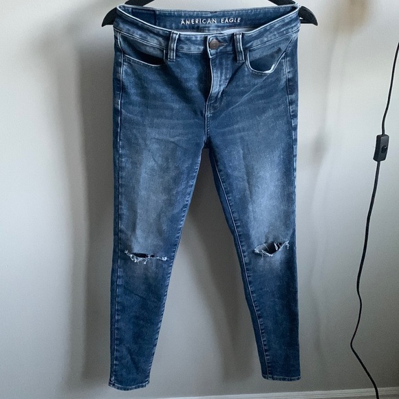 American Eagle Super Stretch Hi-Rise Jeggings - size 4 Regular - Picture 1 of 5